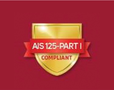 AIS 125 Part 1 compliant