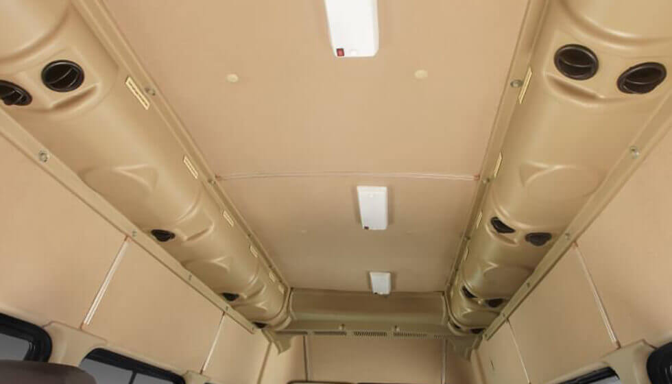 Tata Winger 15D seater Van Interior View