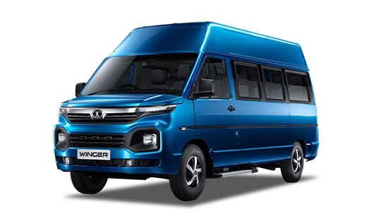 Tata Winger Passenger Vehicle staff LH flat view Tata Winger staff LH flat view
